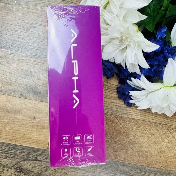 Alpha Bluetooth headphones • purple NWT